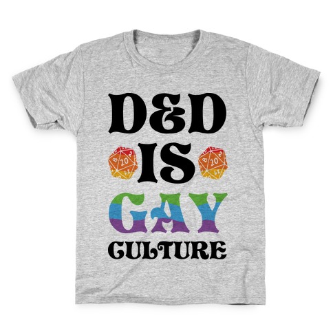 D&D Is Gay Culture Kids T-Shirt