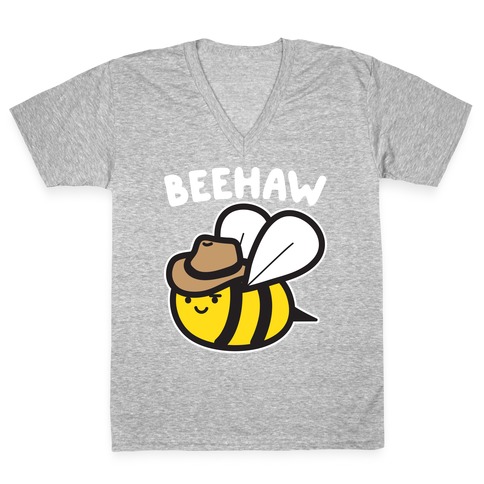 Beehaw Cowboy Bee V-Neck Tee Shirt