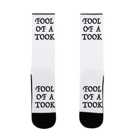 "Fool of a Took" Gandalf Quote Sock