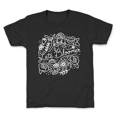 Late Bloomer Floral Kids T-Shirt