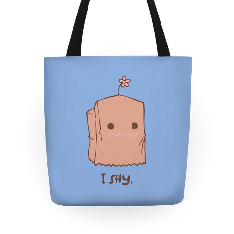 I Shy Paper Bag Pins