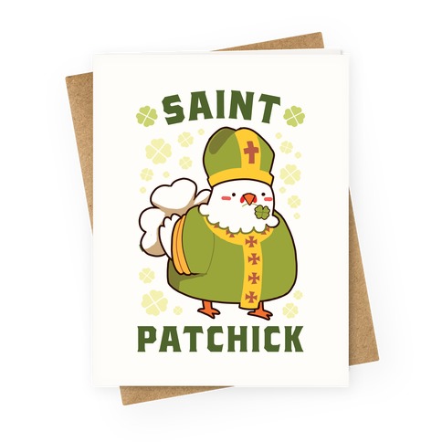 Saint Patchick Greeting Card