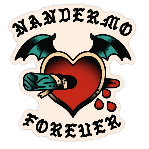 Nandermo Forever Die Cut Sticker