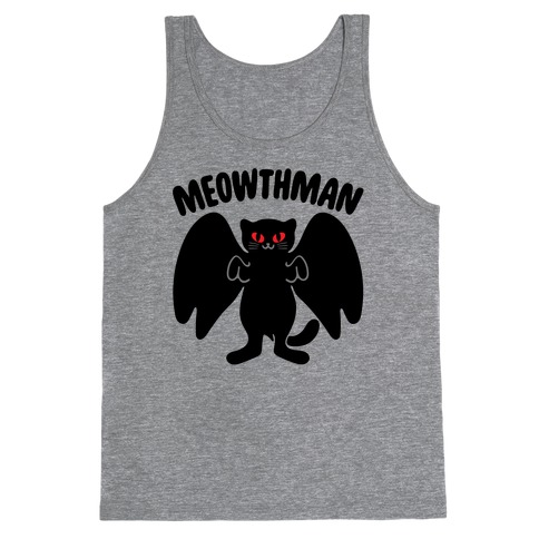 Meowthman Mothman Cat Parody Tank Top