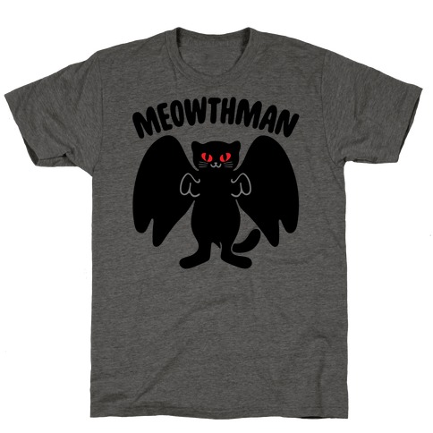 Meowthman Mothman Cat Parody T-Shirt