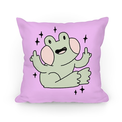 Flicky Frog  Pillow