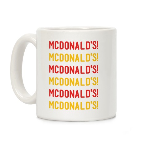 McDonald's McDonald's McDonald's Coffee Mug