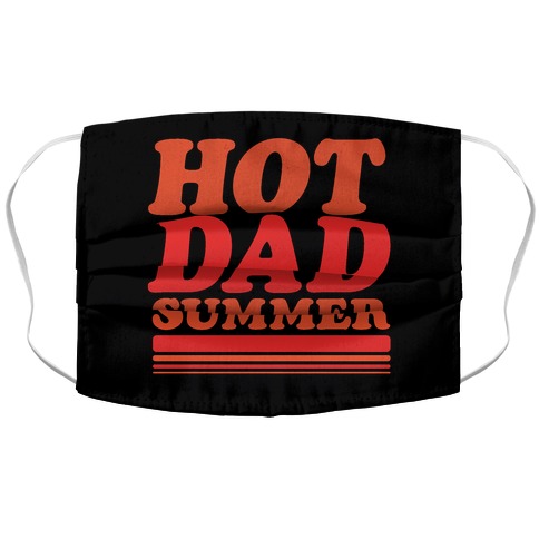 Hot Dad Summer Parody Accordion Face Mask