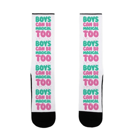 Boys Can Be Magical Too Sock