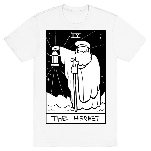 Badly Drawn Tarots: The Hermit T-Shirt