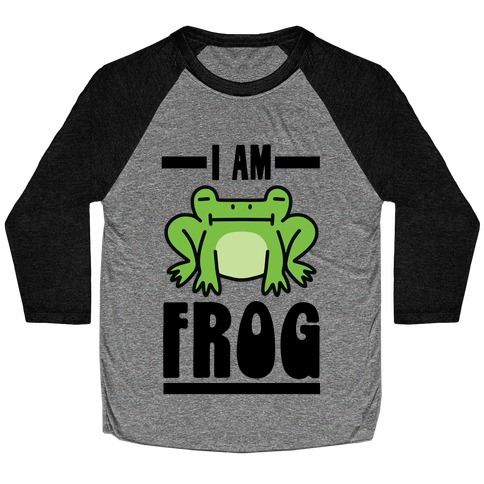 I Am Frog Baseball Tee
