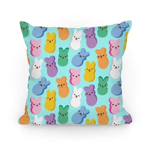 Marshmallow Bunny Pattern Pillow