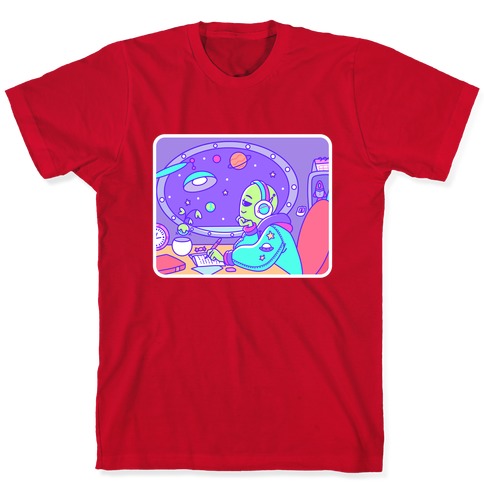 Chillhop Alien T-Shirts | LookHUMAN
