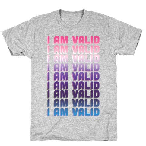 I Am Valid - Genderfluid T-Shirt