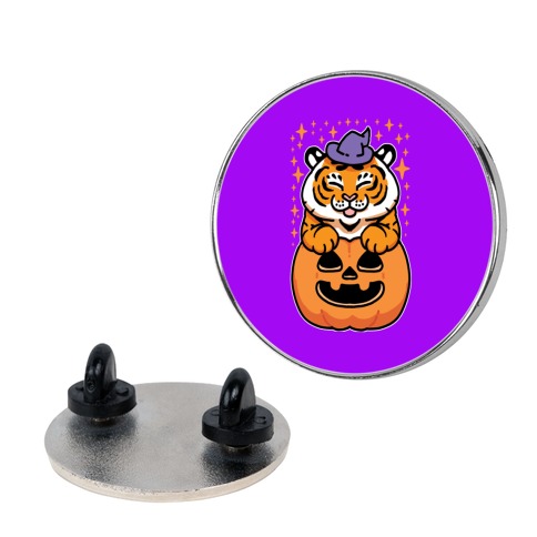 Cute Halloween Tiger Pin