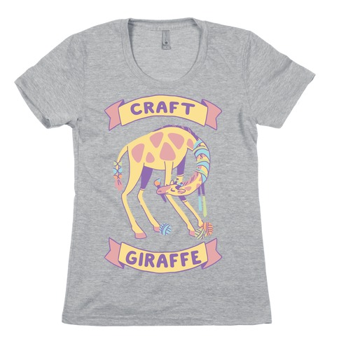 Craft Giraffe Womens T-Shirt
