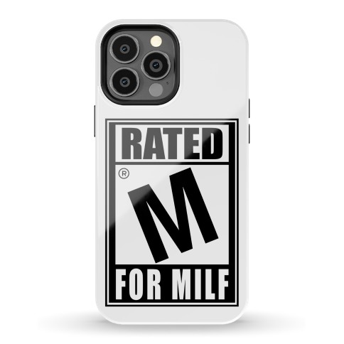 Rated M For Milf Parody Phone Case
