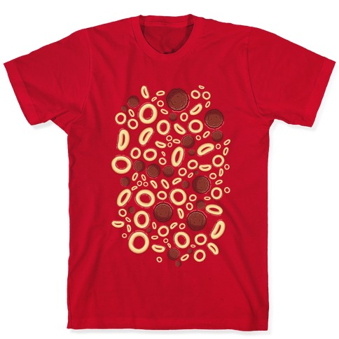 Spaghettios With Meatballs Pattern T-Shirt