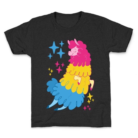 Pansexual Llama Kids T-Shirt
