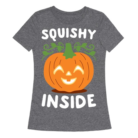 Squishy Inside Pumpkin Womens T-Shirt
