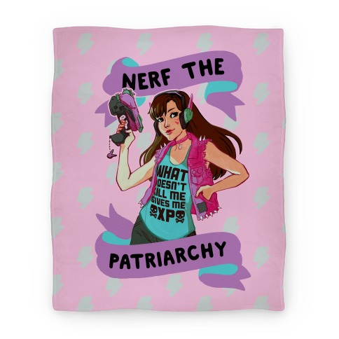 Nerf The Patriarchy Parody Blanket