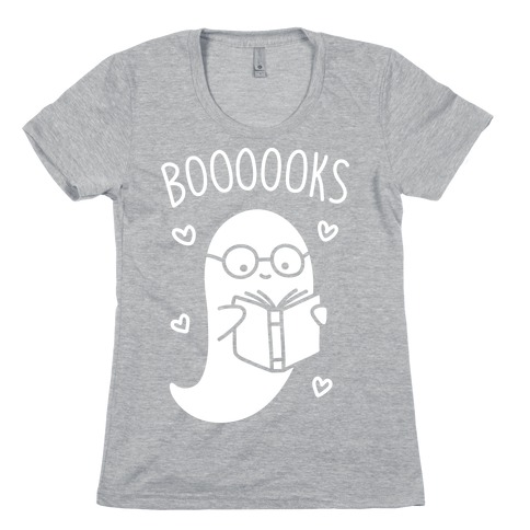 Boooooks (White) Womens T-Shirt