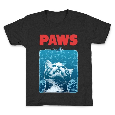 PAWS (Jaws Parody) Kids T-Shirt