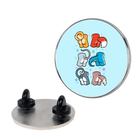 Assorted Furry Butts Pin