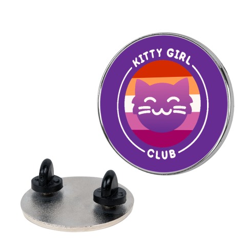 Kitty Girl Club Patch Pin