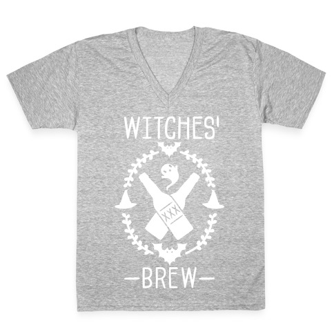 Witches' Brew Beer V-Neck Tee Shirt