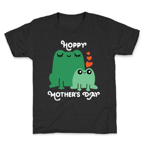 Hoppy Mother's Day Frogs Kids T-Shirt