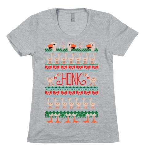 Ugly Goose Sweater Womens T-Shirt