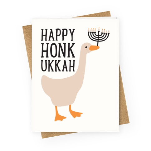 Happy Honkukkah Greeting Card