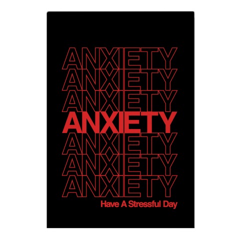 Anxiety Thank You Bag Parody Garden Flag