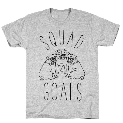 Squad Goals Pugs T-Shirt
