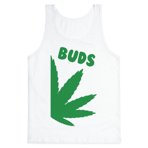 BUDS Couples Matching Marijuana Men's Tank Top Best Buds Weed Tank Tops 
