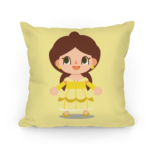Princess Crossing Belle Parody Ball Gown Pillow