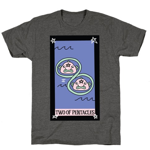 Creepy Cute Tarots: Two of Pentacles T-Shirt