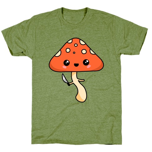 Mushroom With Knife T-Shirt