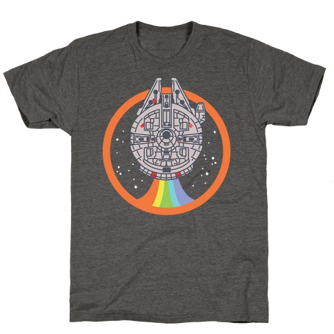 Retro Rainbow Falcon T-Shirt