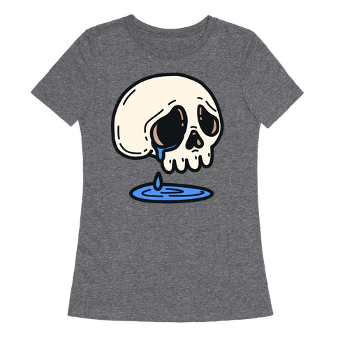 Sensitive Skull Womens T-Shirt