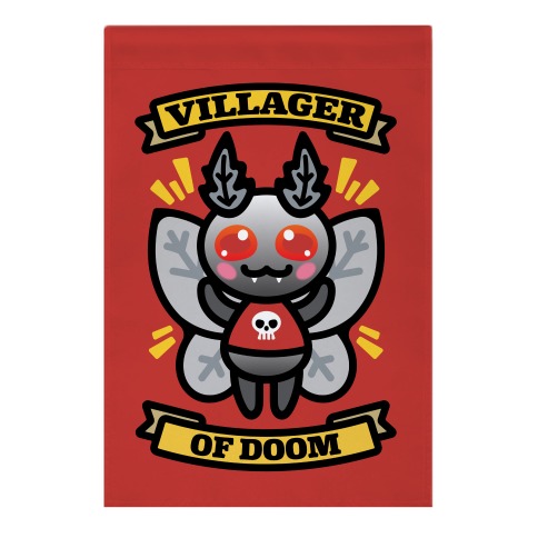 Villager of Doom Mothman Parody Garden Flag
