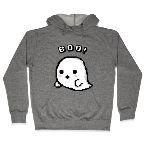 Pixel Ghost Hooded Sweatshirt