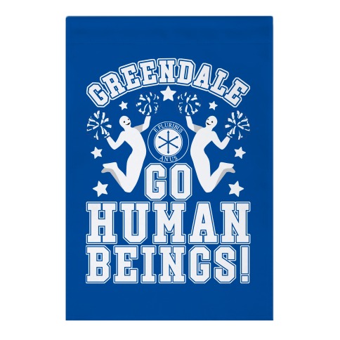 Greendale Go Human Beings! Community Garden Flag
