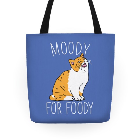 Moody For Foody Cat Tote