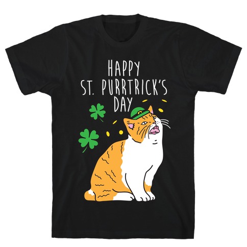 Happy St. Purrtrick's Day T-Shirt