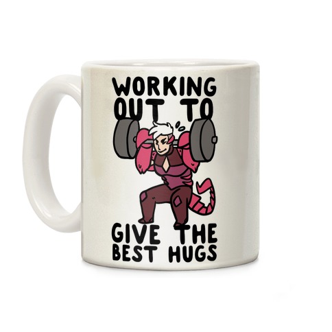 Working Out to Give the Best Hugs - Scorpia Coffee Mug
