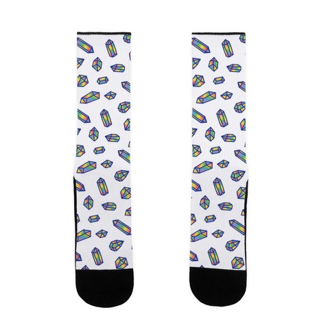 Rainbow Crystal Pattern Sock