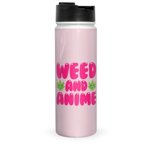 Weed And Anime Travel Mug