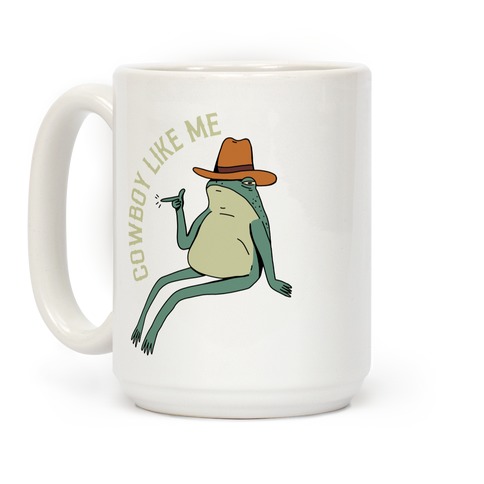 Cowboy Like Me Frog Coffee Mug